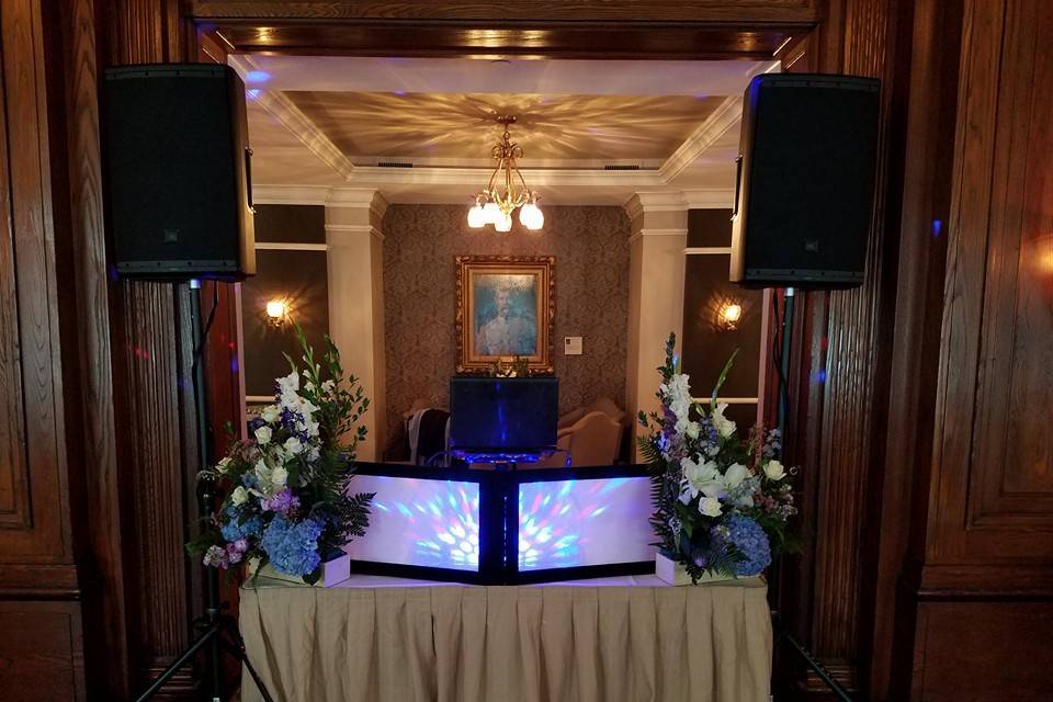 The DJ booth