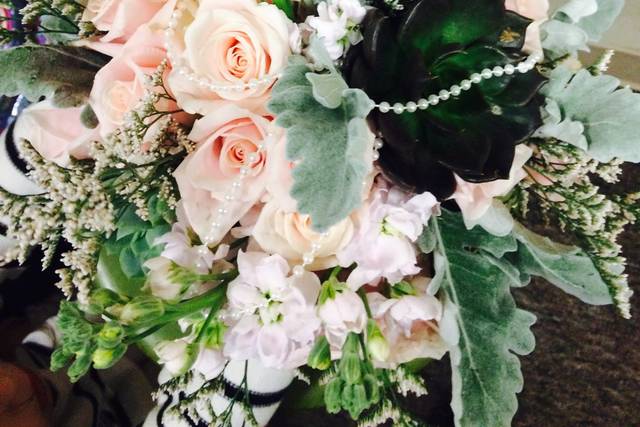 Peach roses