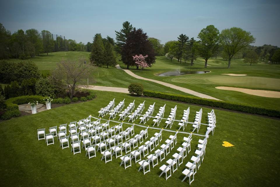 Outdoor wedding