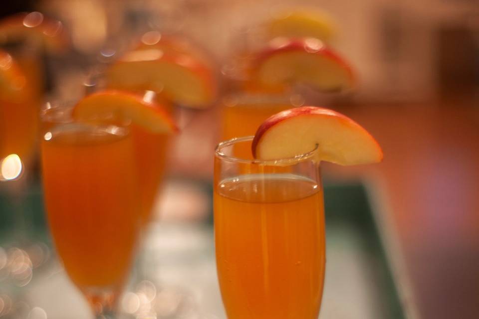 Mimosas served for guests