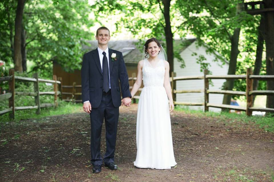 Real Bride- custom gown, veil