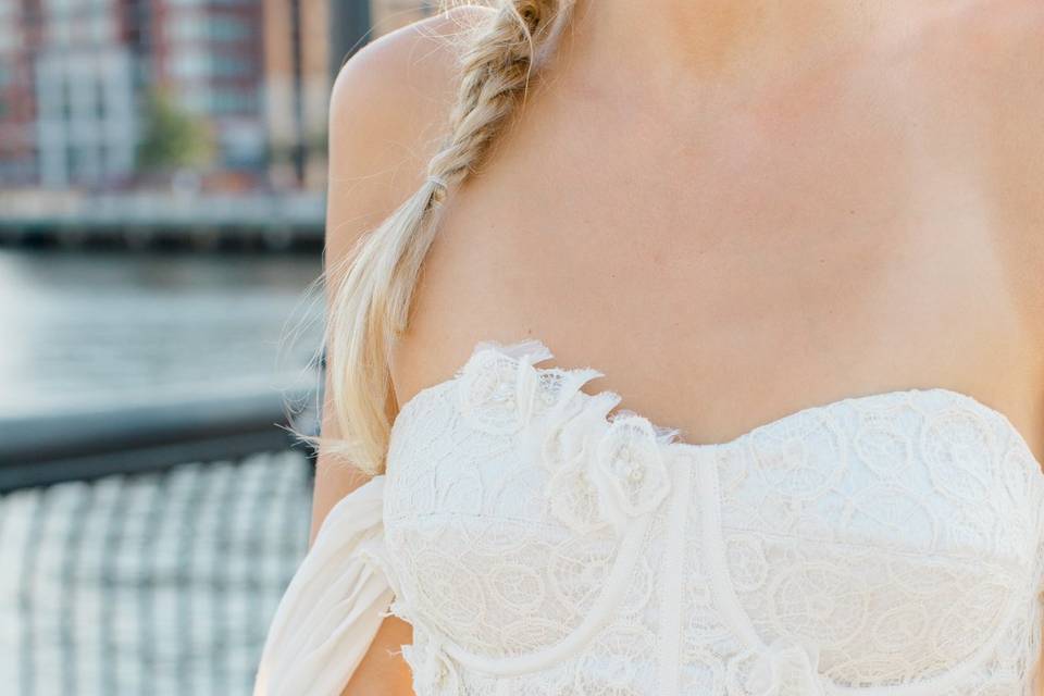 Real Bride- custom gown