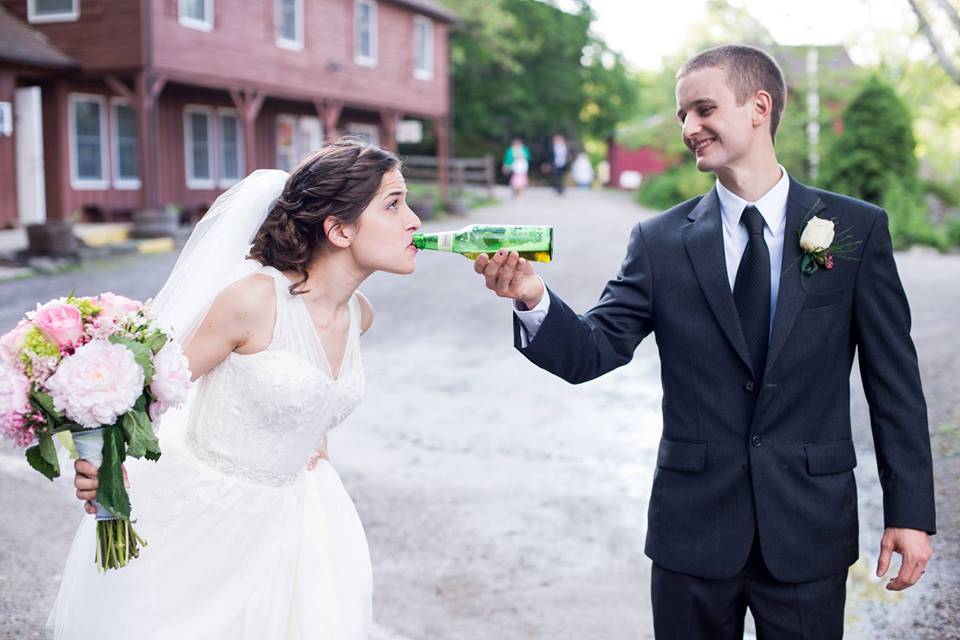 Real Bride- custom gown, veil