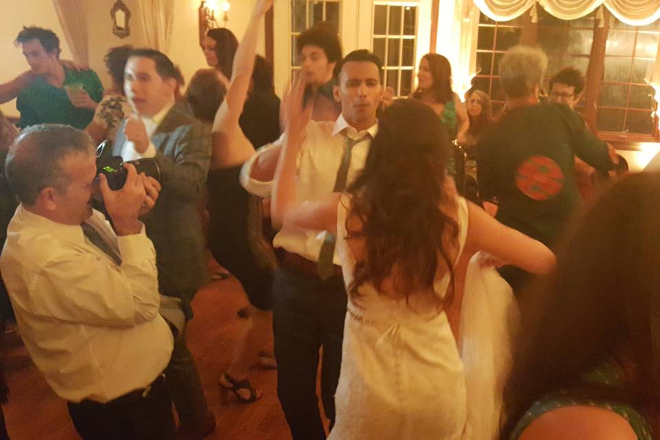 Bride & Groom Getting Down