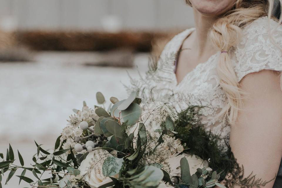 Romantic Cascade Bouquet