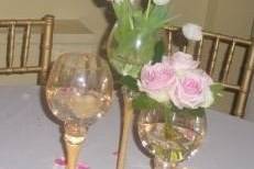 Centerpieces - Indoor Wedding