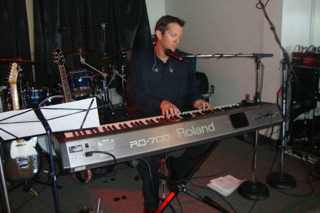 Musician on the keys