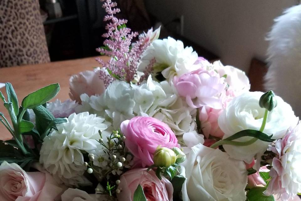 Urn with flowers