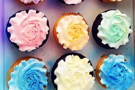 Colorful cupcakes