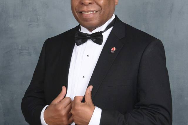 Officiant Andrew A. Brown