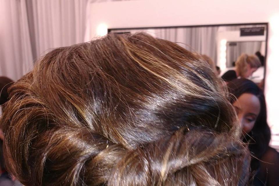 Bridal up-dos for long, thick hair