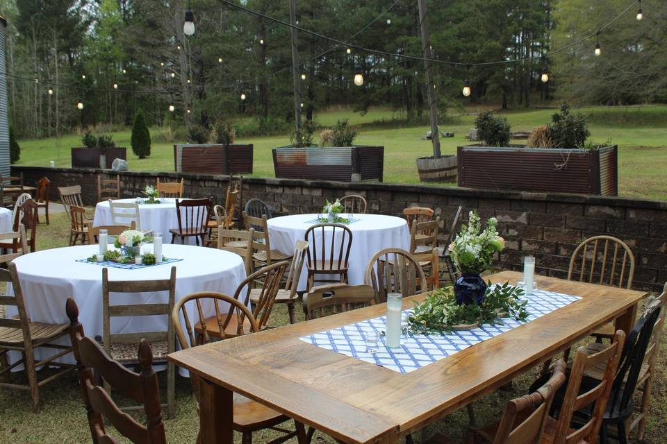 Outdoor seating