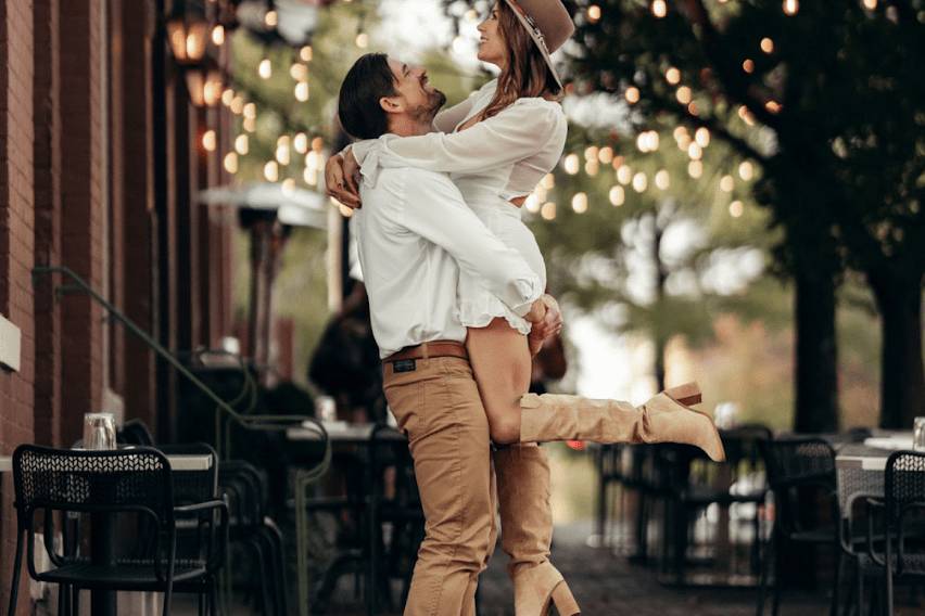 Engagement portrait