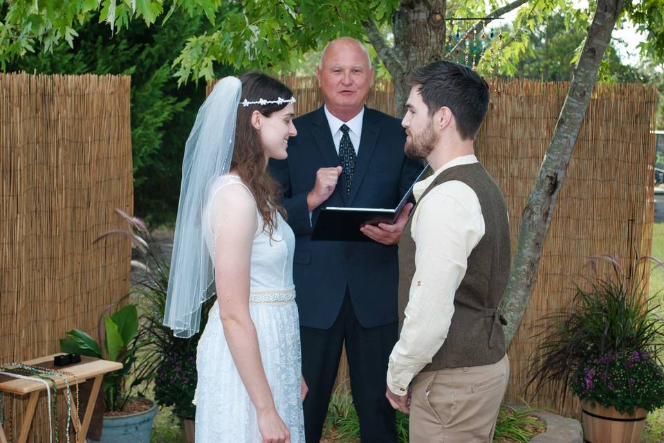 Handfasting ceremony