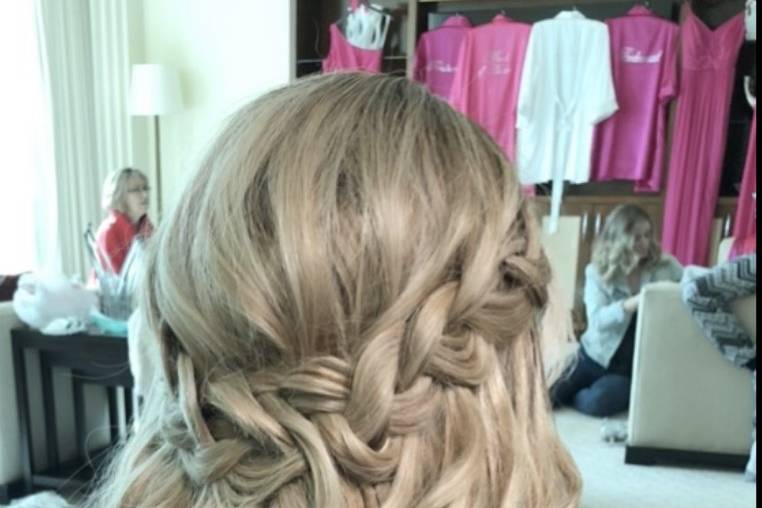 Boho hair style