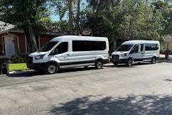 High-top white Luxury van