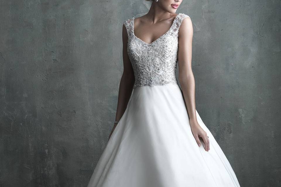 9511, Allure Bridals, Available at Lulu's Bridal Boutique, Lulu's Bridal, Dallas, Texas, Fi…