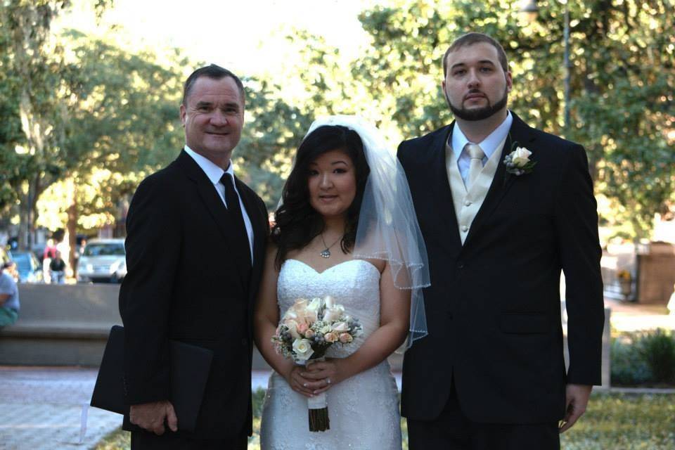 Couple and the Officiant
