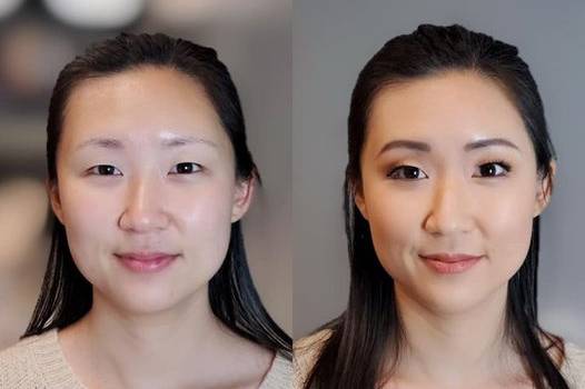 Asian Makeup Before & After