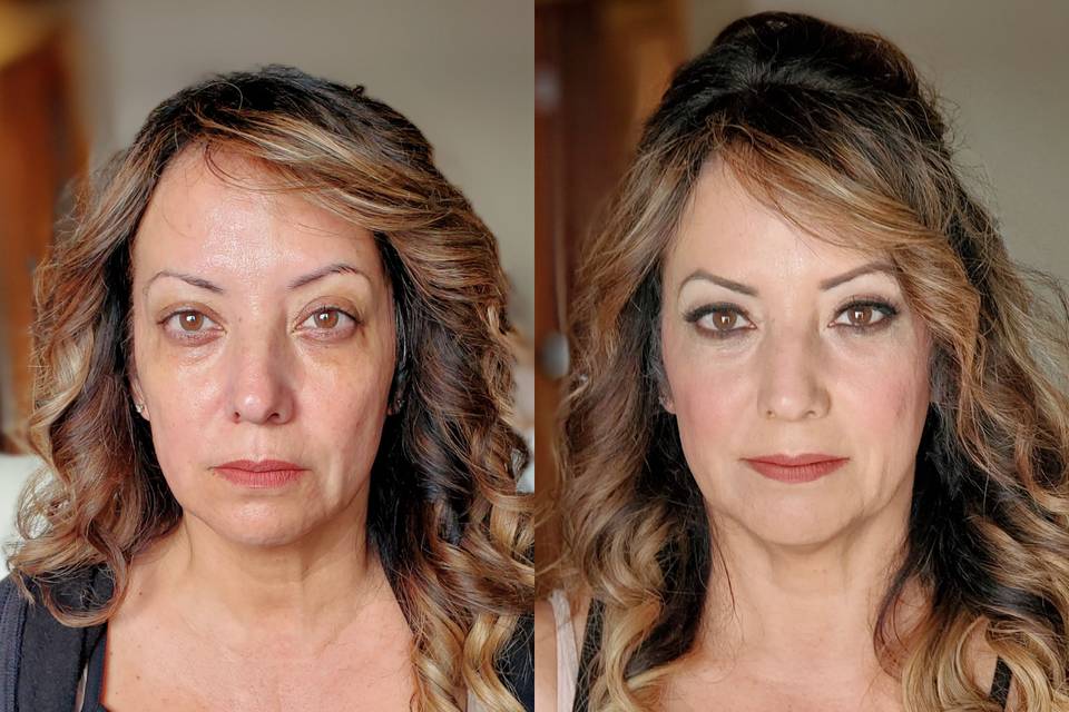 MOH Makeup Before & After