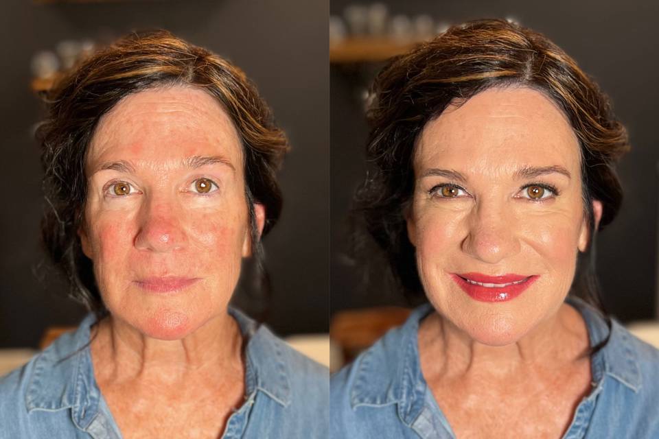 Mom Makeup Before&After
