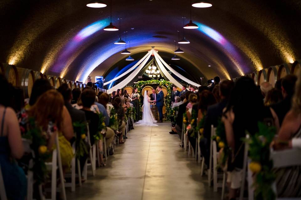 Underground Wedding Ceremony