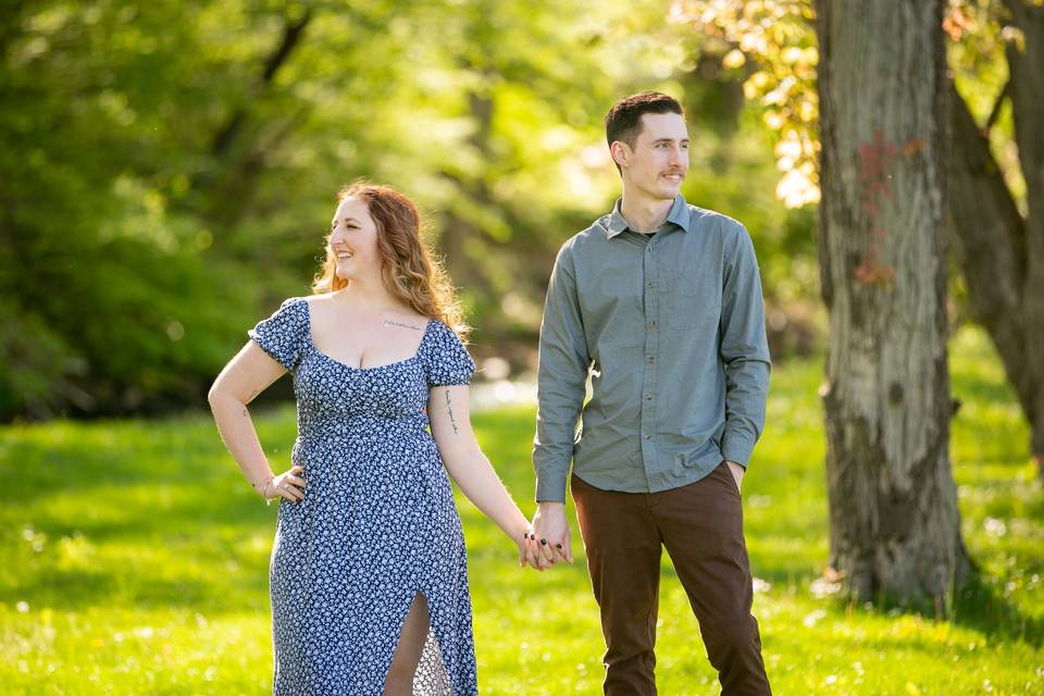 Engagement session at the park