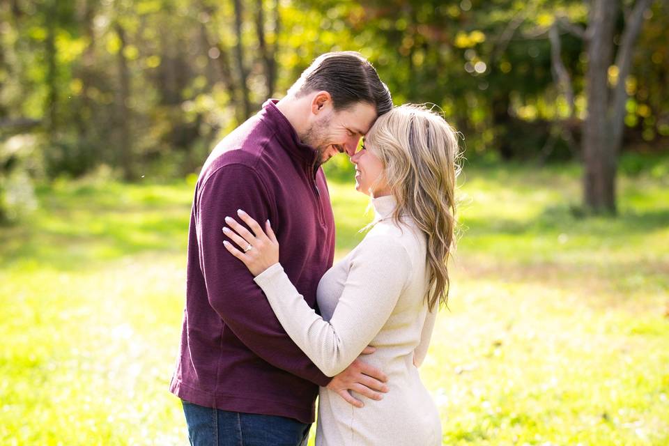 Engagement session at the farm