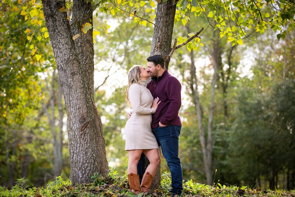 Engagement session at the farm