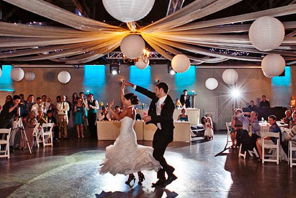 Dancing on the dance floor