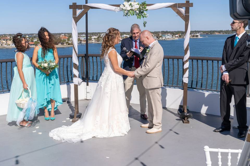 Top of a Hotel Wedding