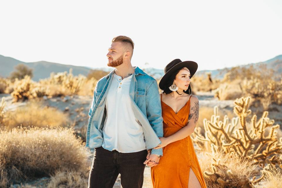 Desert Engagement Session