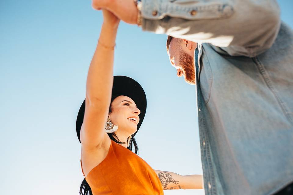 Desert Engagement Session