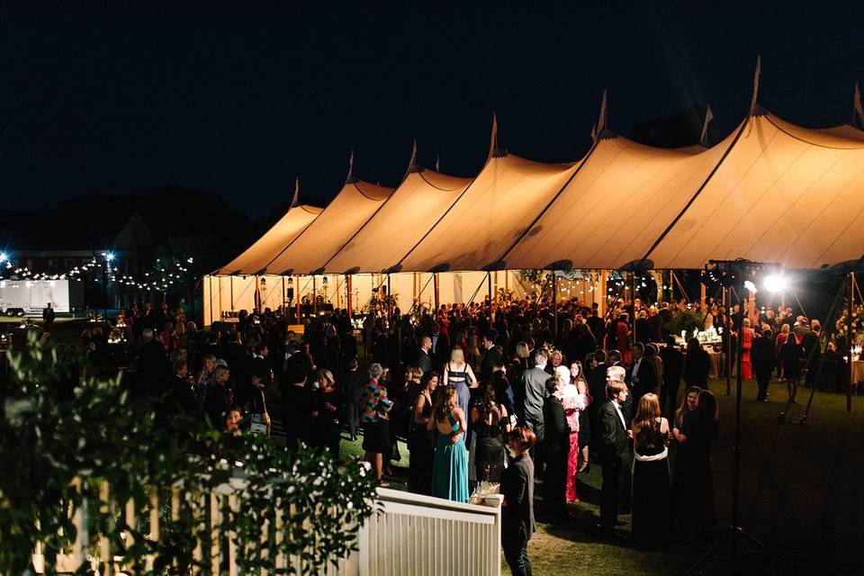 Tented reception