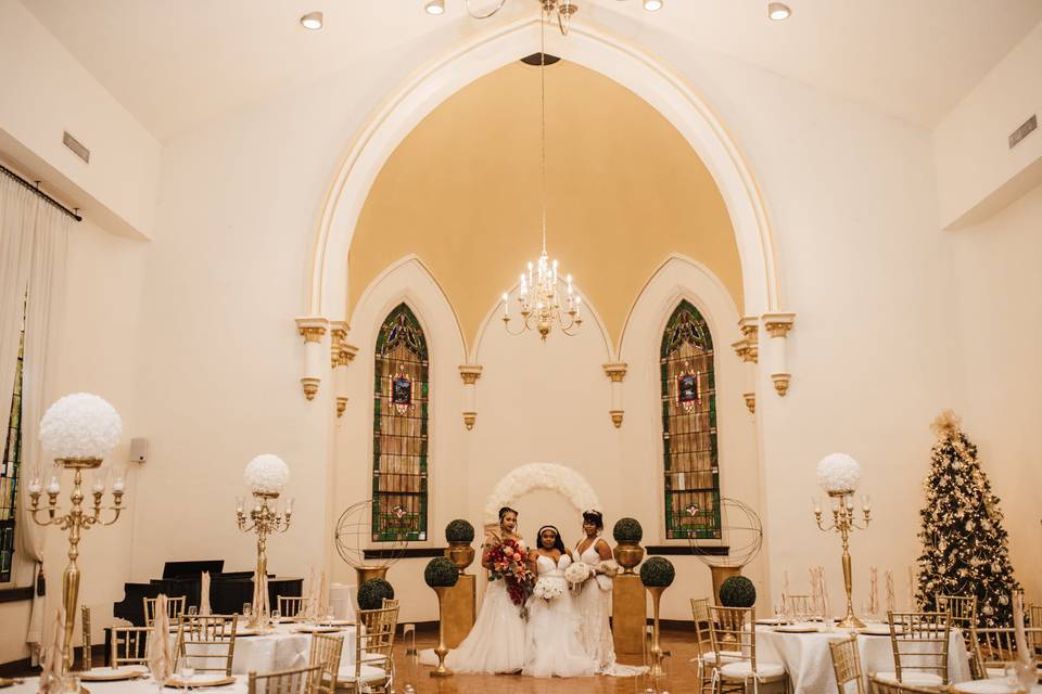 Beautiful ceremony space