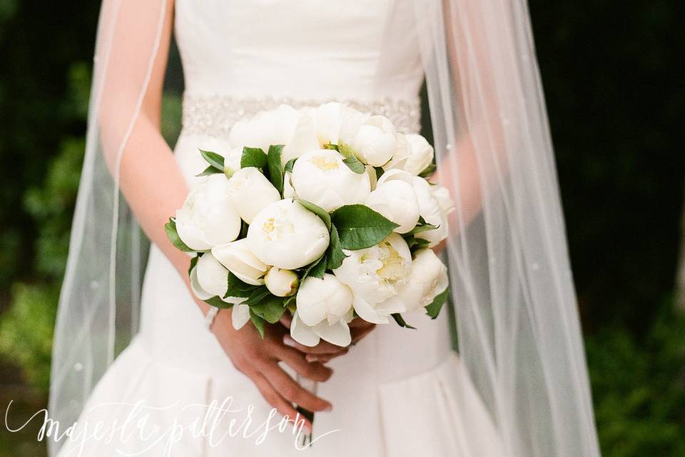 Smiling bride