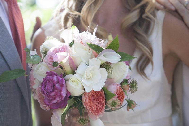 Smiling bride