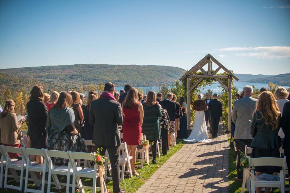 Outdoor wedding