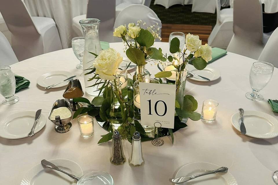 Tablescape at Wedding