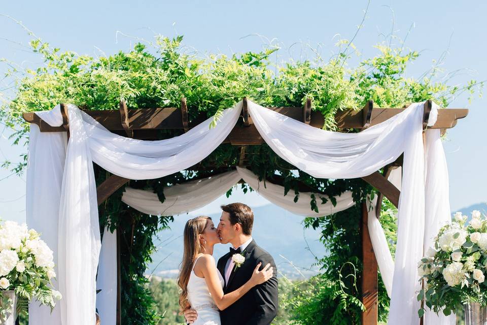 The wedding arch