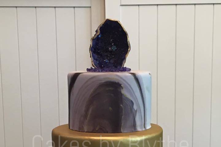 Fondant geode design