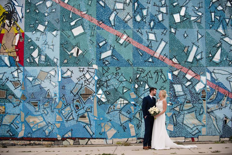 Bride and groom