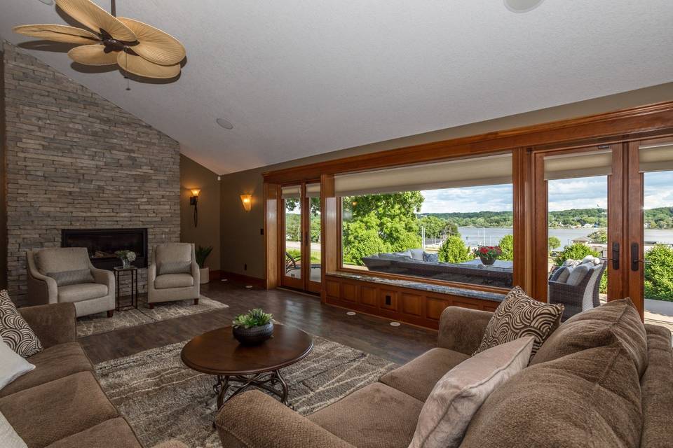 Formal Living Room with View