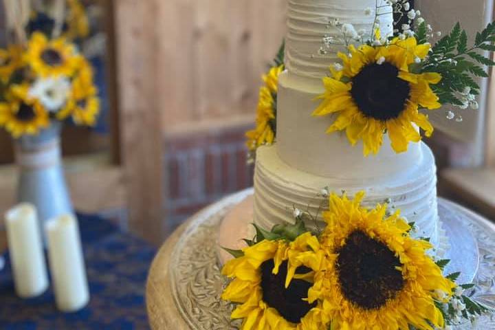 Rustic Colorado Sunflowers