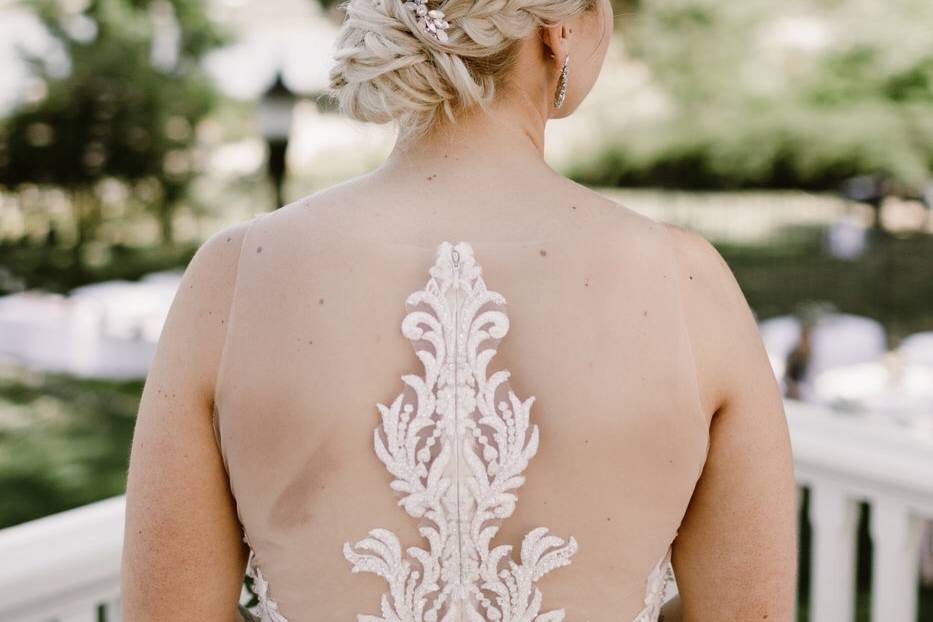 Bridal updo