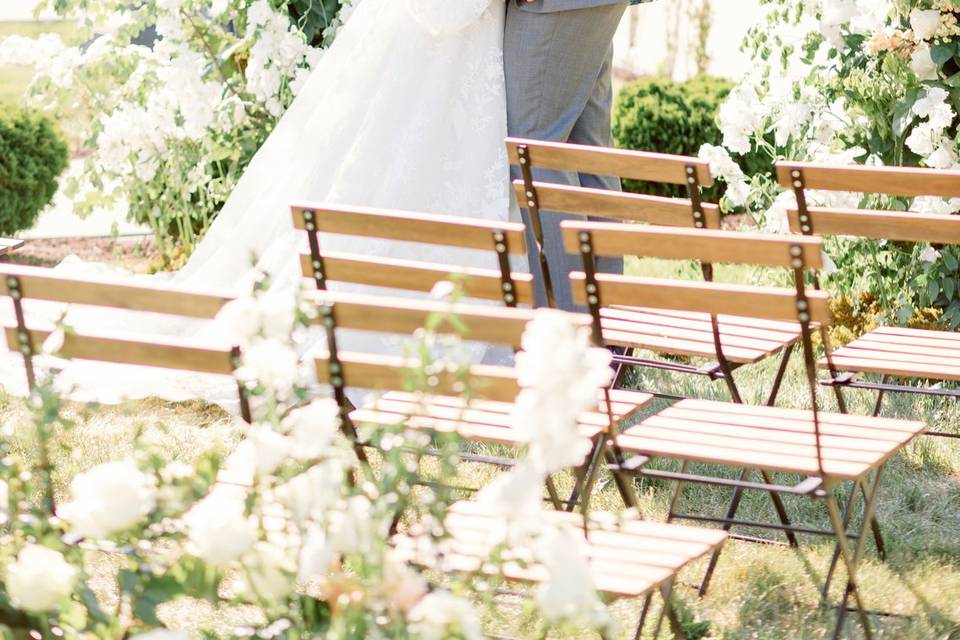 Bride & Groom at Ceremony