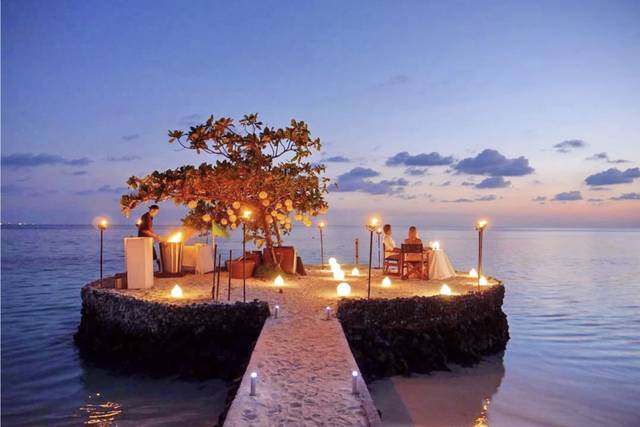 Dinner on the beach