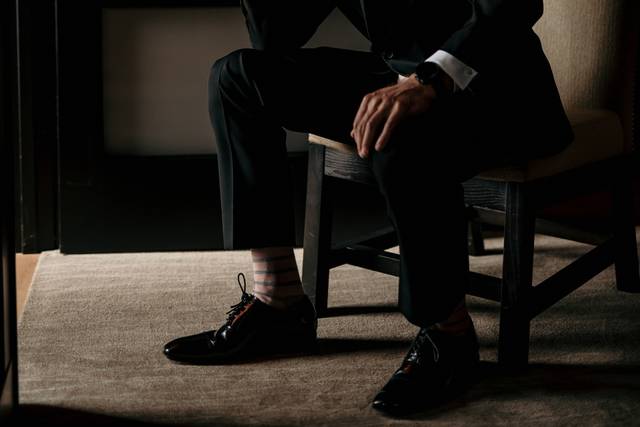 Groom portrait