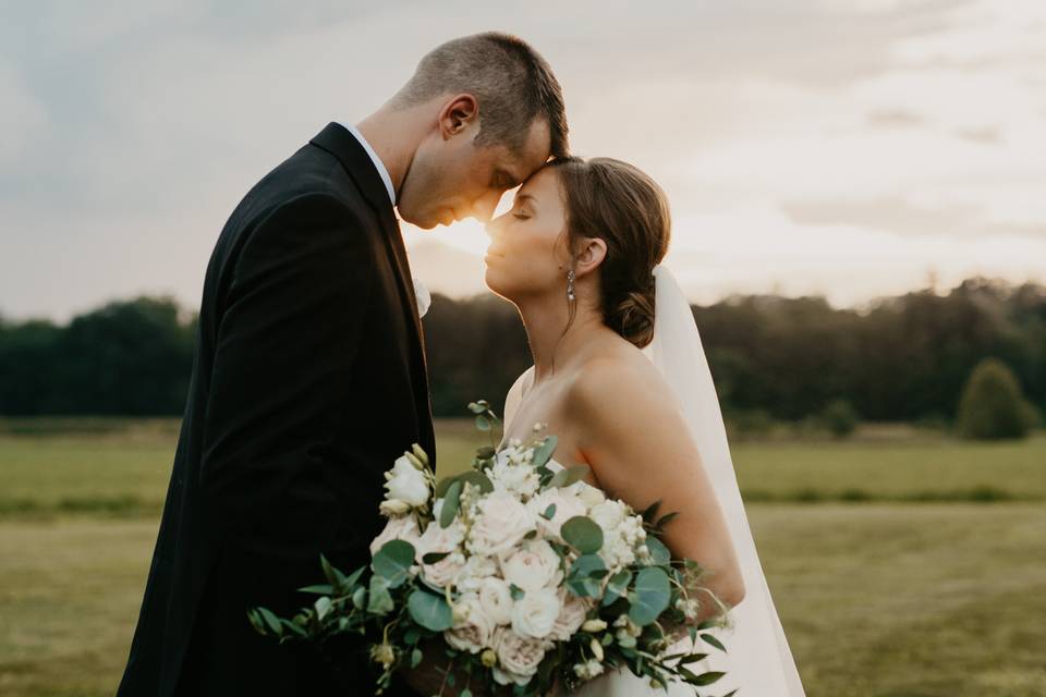 Bride & groom portrait