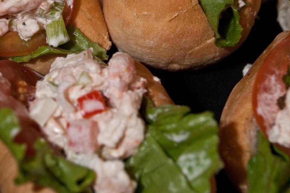 Shrimp and lobster rolls